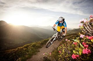 A rider in action in the Swiss region of Lenzerheide, which will host the Swiss MTB nationals in 2013.