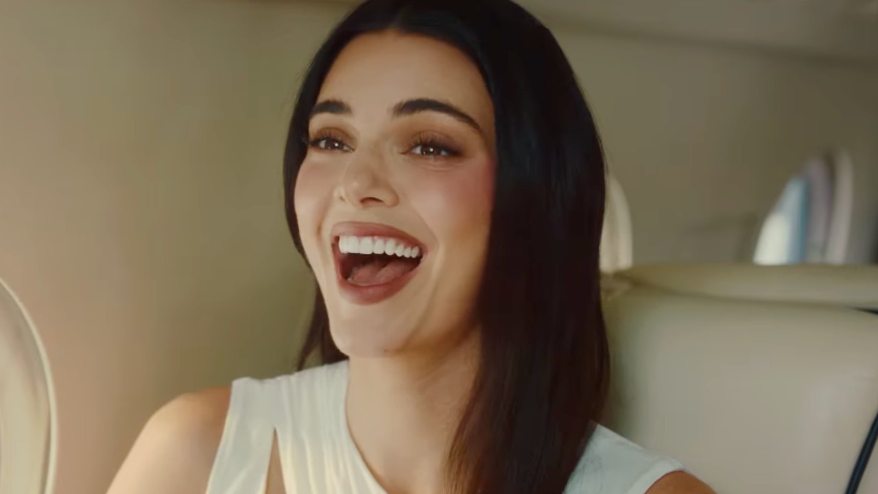 Kendall Jenner laughing