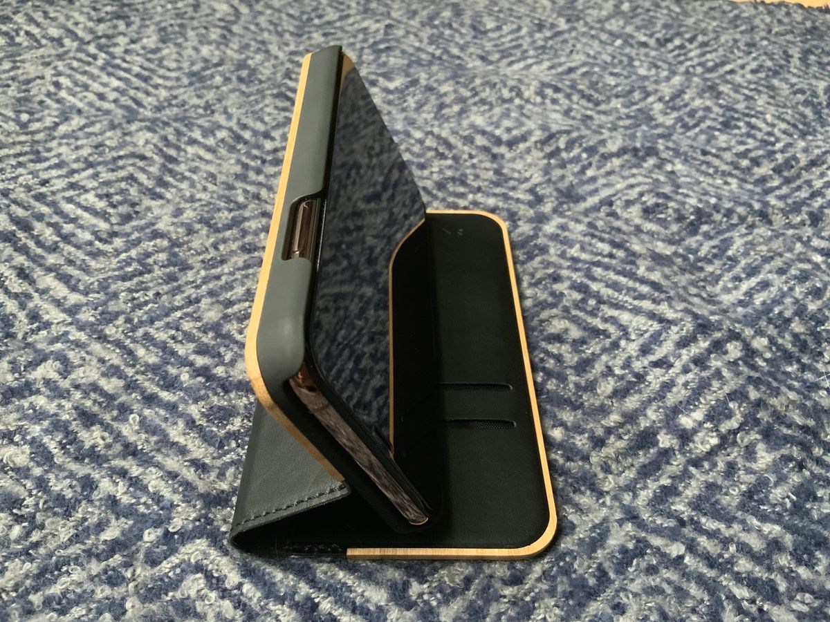 Snakehive Wood Wallet iPhone Case