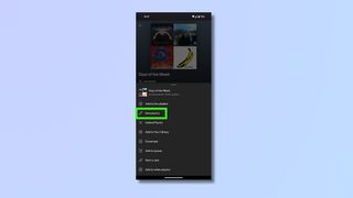 Screenshot showing how to reorder a Spotify playlist on phone - edit playlist