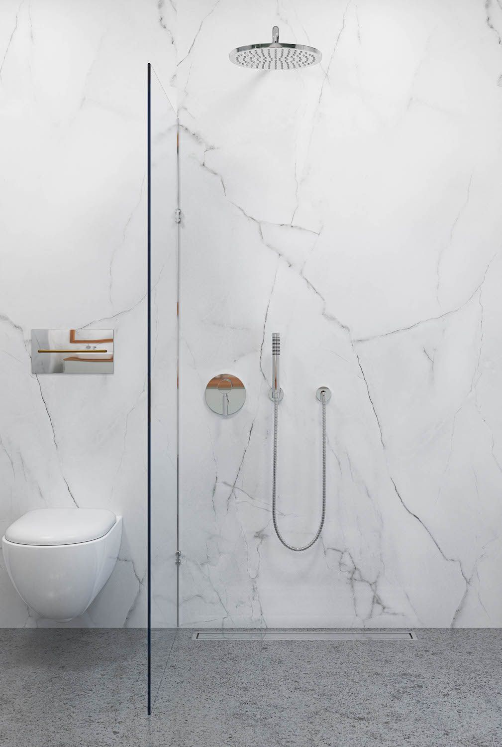 Bathroom Shower Ideas With Marble Walls Mermaid Paintings Elite Collection
