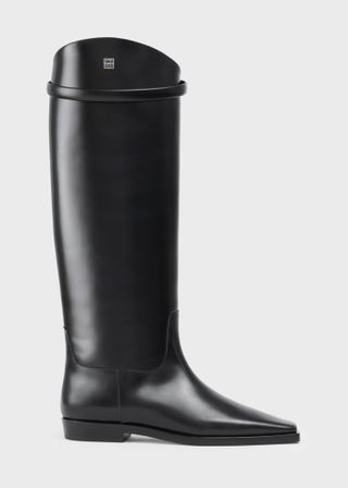 Leather Riding Boots Black