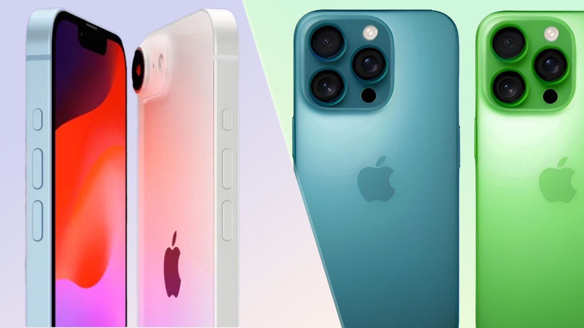 Renders of the iPhone SE 4 and iPhone 17 Pro