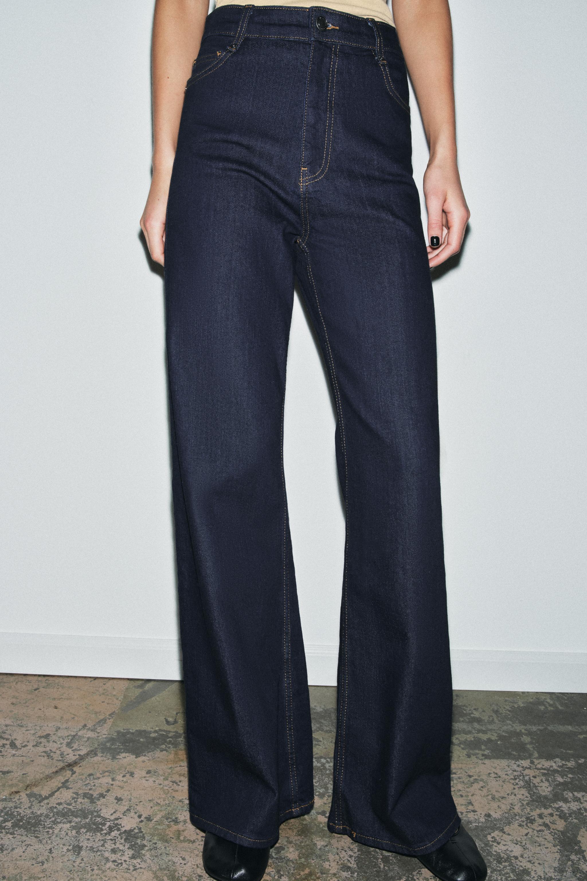 Zw Collection High-Waist Wide Leg Jeans