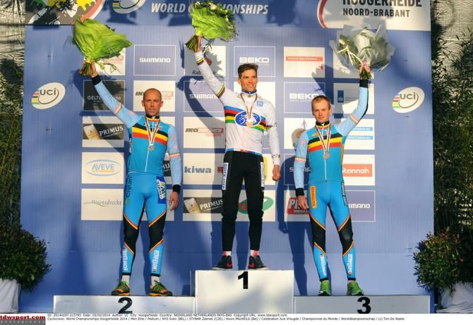 Zdenek Stybar (Czech Republic) on the top step of the podium