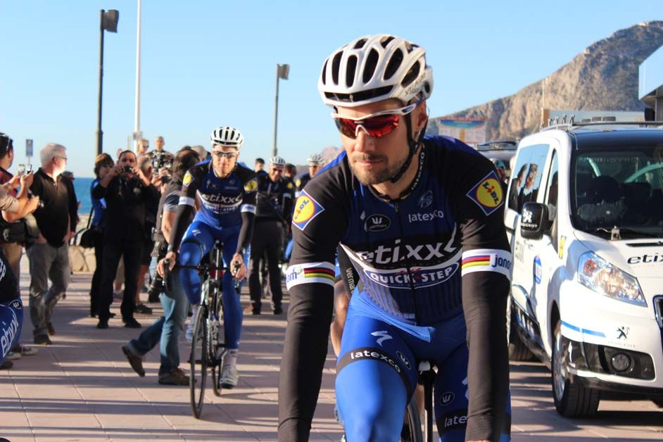 Tom Boonen was the centre of attention