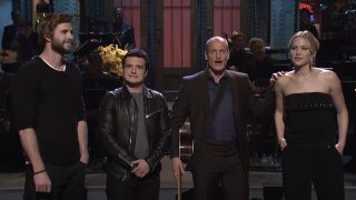 The Hunger Games cast on SNL