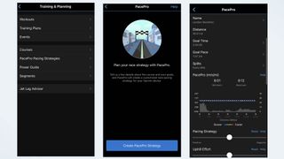 a screenshot of the PacePro feature Garmin