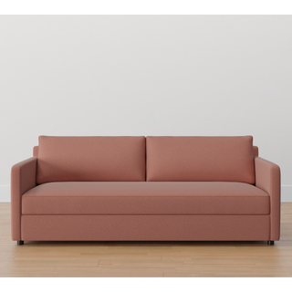 rose-colored sleeper sofa