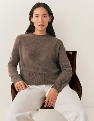 Cashmere Crew Neck Jumper | Jumpers & Cardigans | the White Company