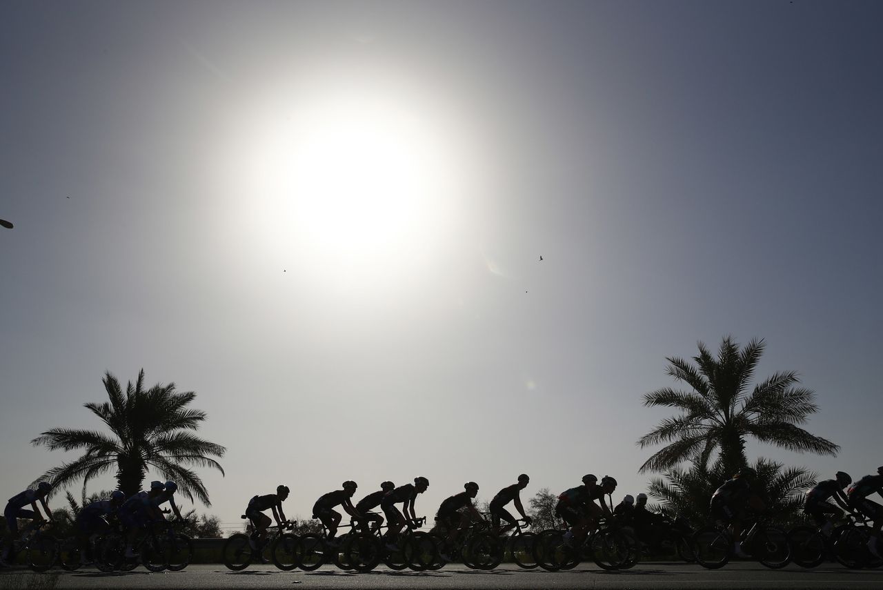 UAE Tour 2022 4th Edition 1st stage Madinat Zayed Madinat Zayed 185 km 20022022 Scenery photo Luca BettiniSprintCyclingAgency2022