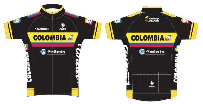 The 2015 Team Colombia-Coldeportes jersey