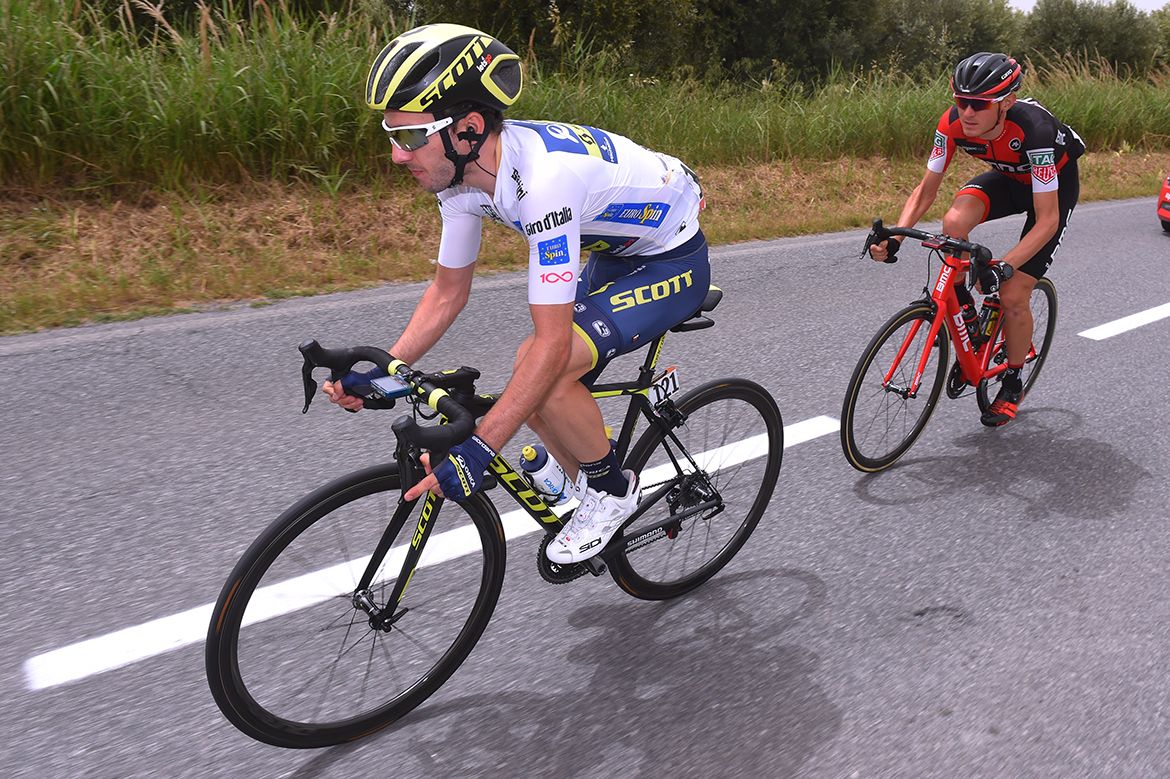 Adam Yates at the Giro d'Italia