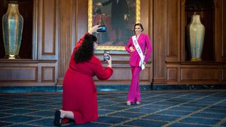 Miss USA Noelia Voigt at the U.S. Capitol