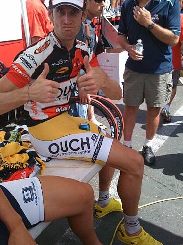 'All good mate' says Rory during the Cascade Cycling Classic.