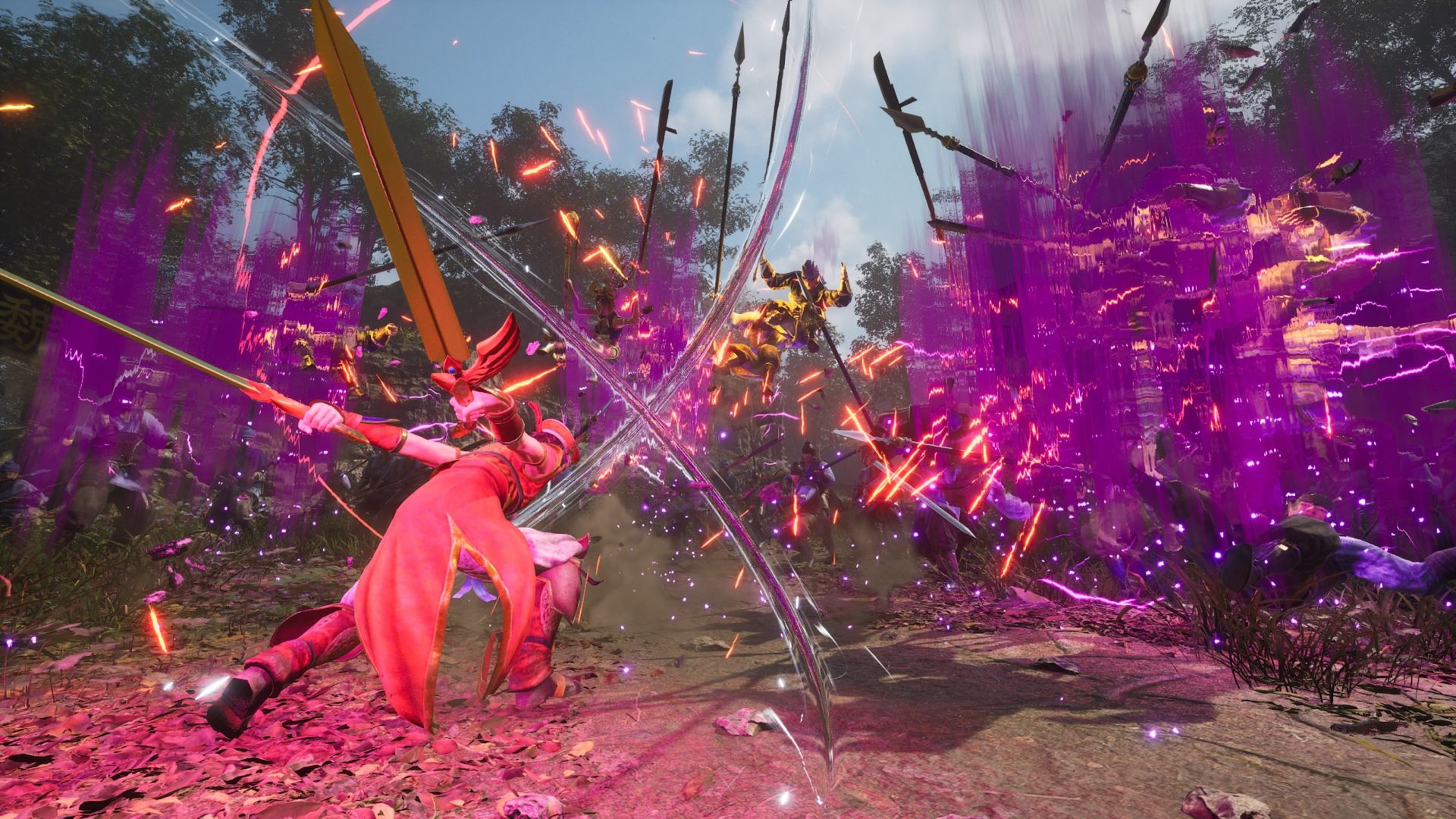 Captura de Lu Xun en acción