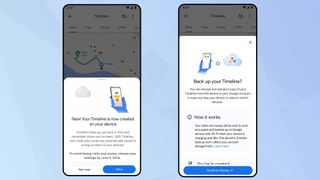 Google Maps new timeline features
