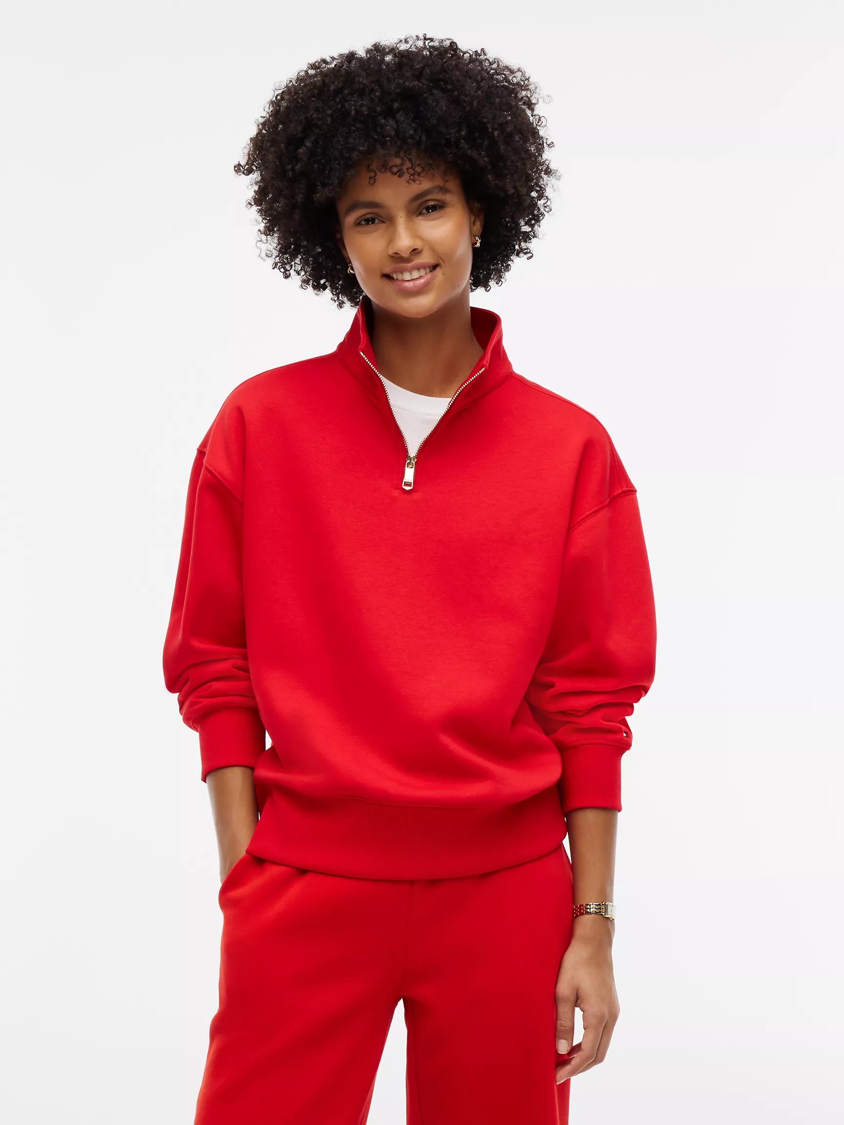 Tommy Hilfiger, Fleece Quarter-Zip Sweatshirt