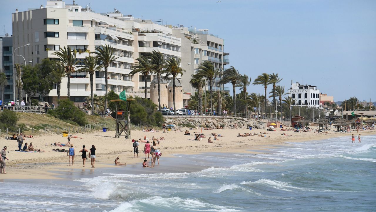 A beach in Spain