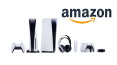 PS5 disc digital headsets dualsense and Amazon logo