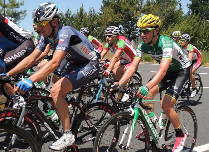 Sergio Carrasco (Tusnad) and Iv&aacute;n Velasco (Caja Rural)