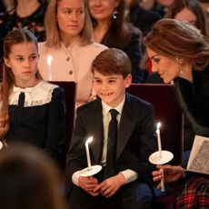 Princess Kate Prince Louis Princess Charlotte Christmas Spectacular