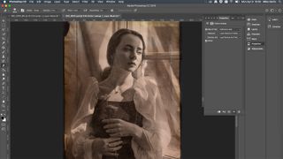 How to turn an image into a vintage portrait