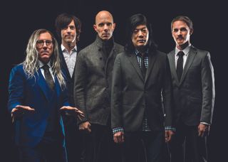 A Perfect Circle (from left): Maynard James Keenan, Matt McJunkins, Billy Howerdel, James Iha and Jeff Friedl.