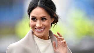 Meghan Markle is seen ahead of her visit with Prince Harry to the iconic Titanic Belfast during their trip to Northern Ireland on March 23, 2018 in Belfast, Northern Ireland