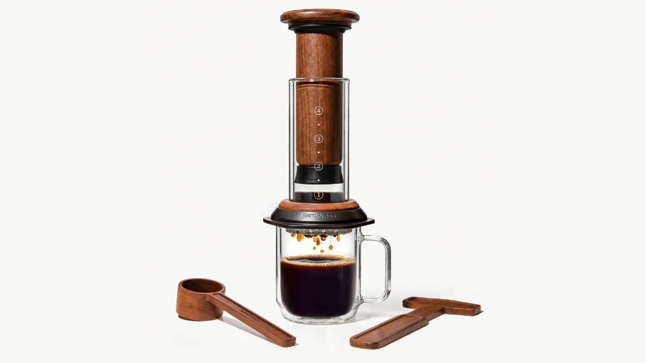 AeroPress Premium Walnut Coffee Maker