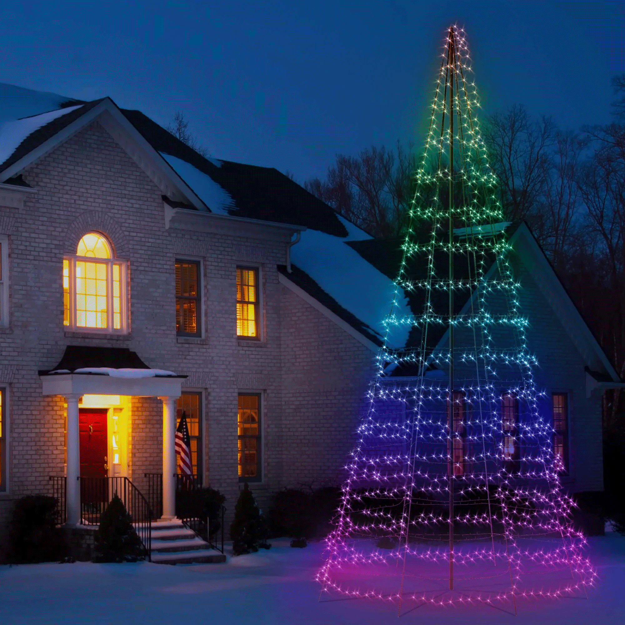 Twinkly 3D Light tree