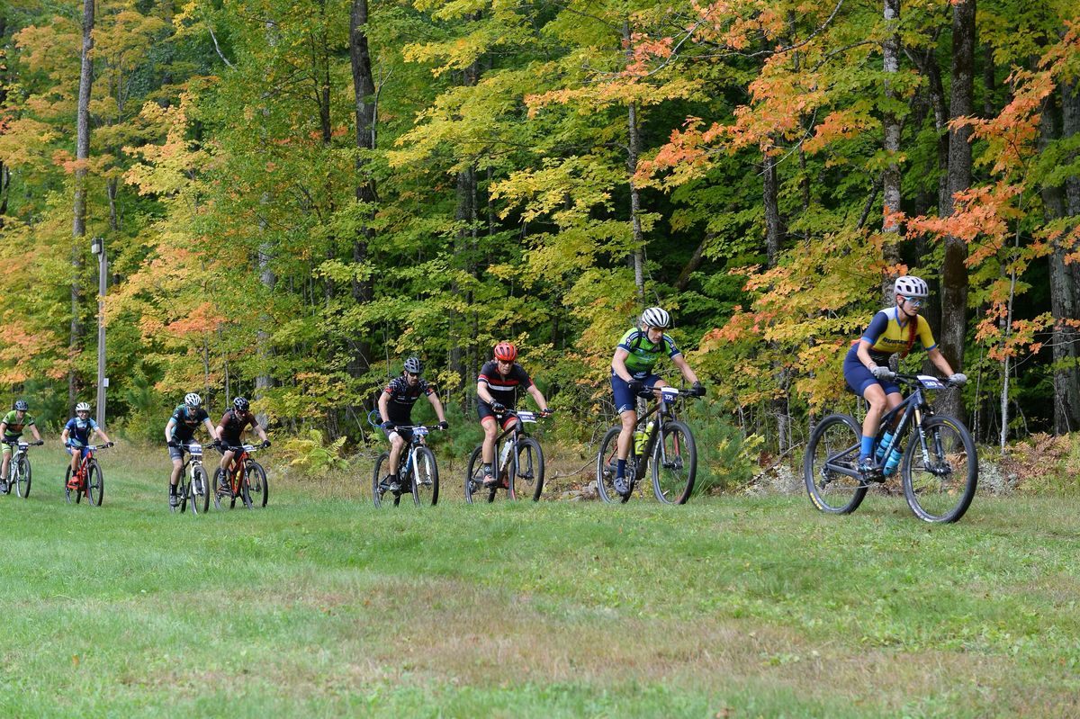 Fall scenery for September race in northern Wisconsin, Chequamegon MTB Festival