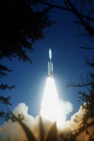 Voyager 2 launched atop a Titan/Centaur rocket on Aug. 20, 1977, from NASA's Kennedy Space Center in Florida.