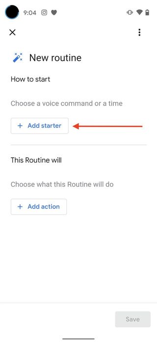 Create Google Assistant Routine Step 3