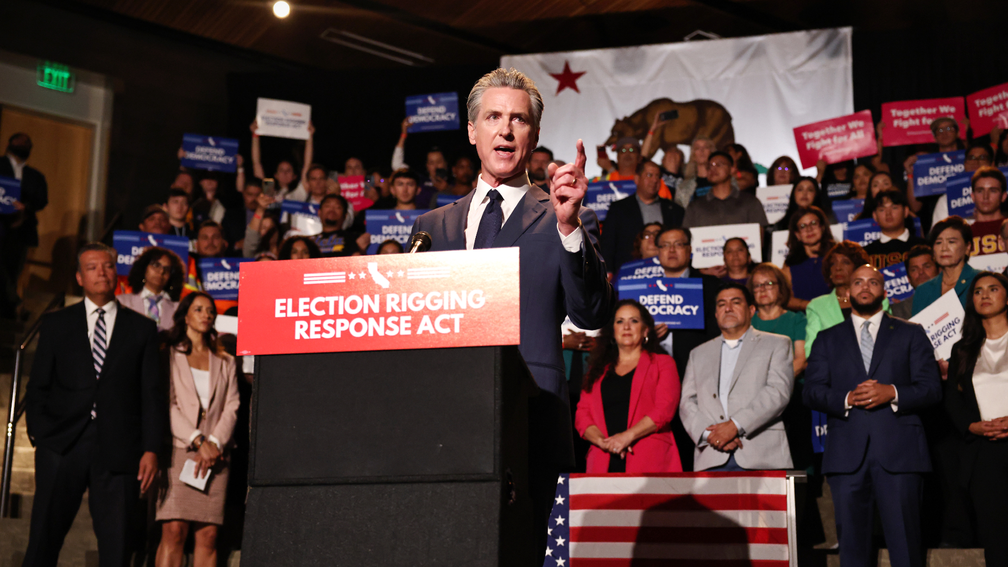 California Gov. Gavin Newsom unveils redistricting push to counter Texas gerrymander