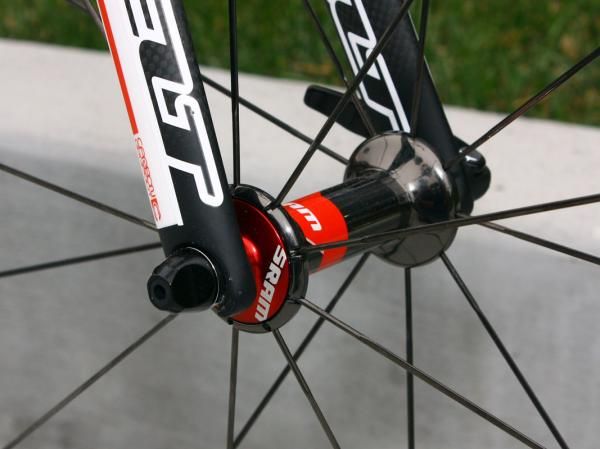 SRAM wheels are featured on the F3.