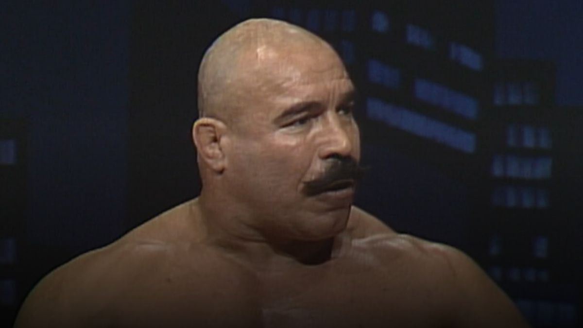 The Iron Sheik interviewed by Vince McMahon on Tuesday Night Titans