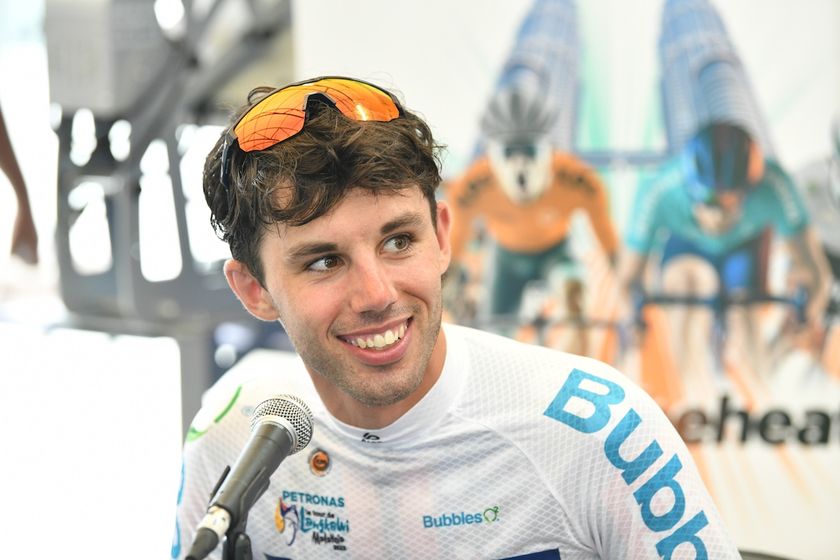 A King of the Mountains jersey for Patrick Eddy at Petronas Le Tour de Langkawi 2025