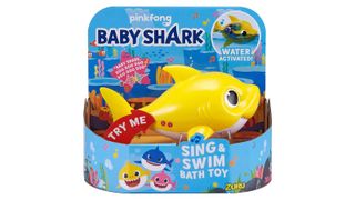 Baby Shark bath toy, one of w&h's picks for Christmas gifts for kids