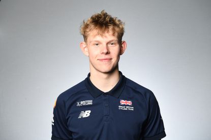 Finlay Tarling at British Cycling 2024 Induction Day at The National Cycling Centre