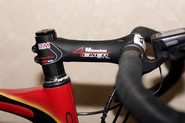 ITM bars and stems with FSA headsets are used on their race and training bikes.