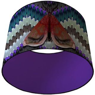 lamp shade with purple colour