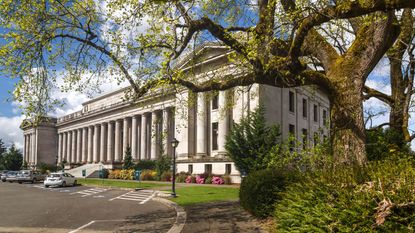 Temple of Justice Olympia Washington for Washington state capital gains tax ruling