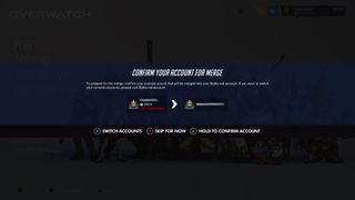 Overwatch 2 cross progression account confirmation message in-game