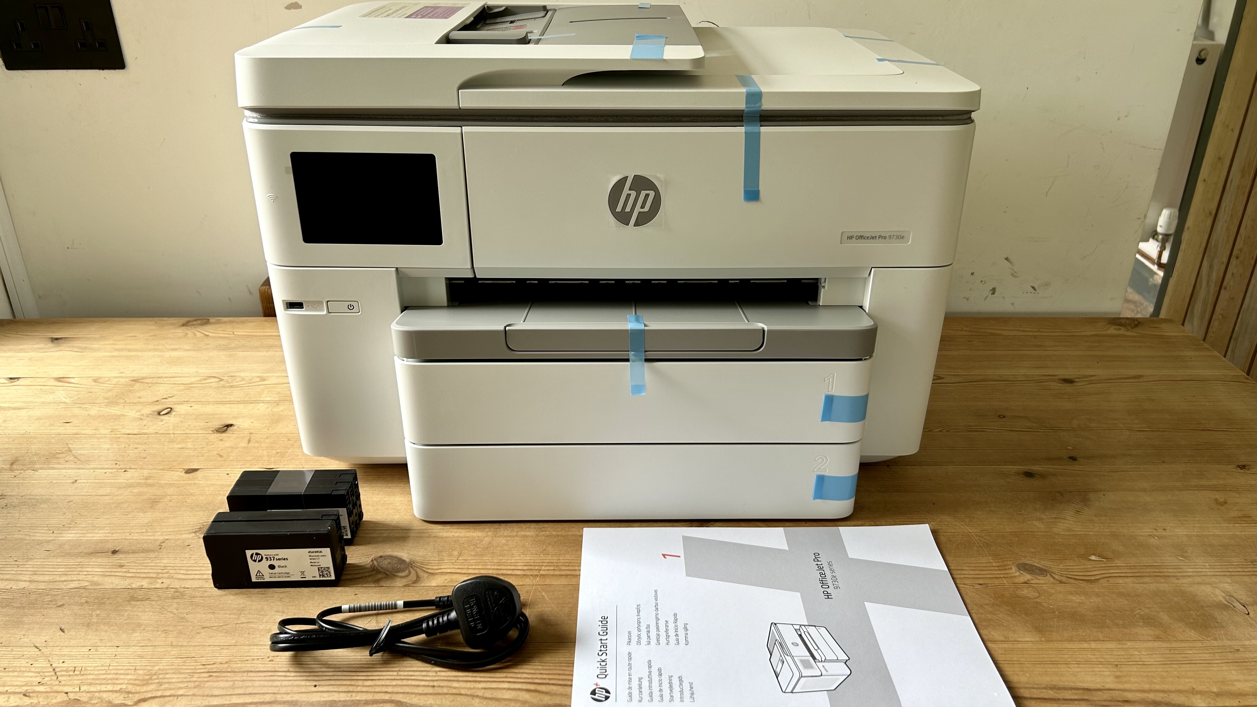 HP OfficeJet Pro 9730e during our testing
