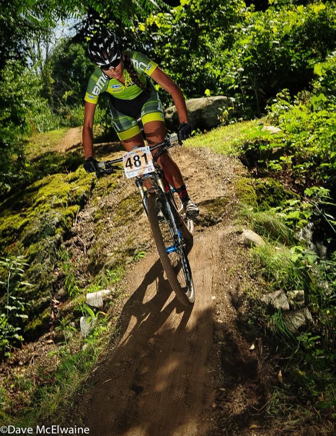 Shayna Powless (BMC Project) with one lap to go
