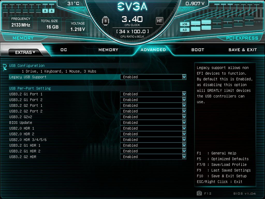 EVGA Z590 Dark - BIOS