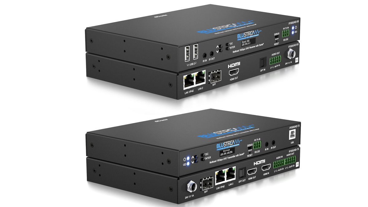 The new Blustream 4K Video-over-IP Line.