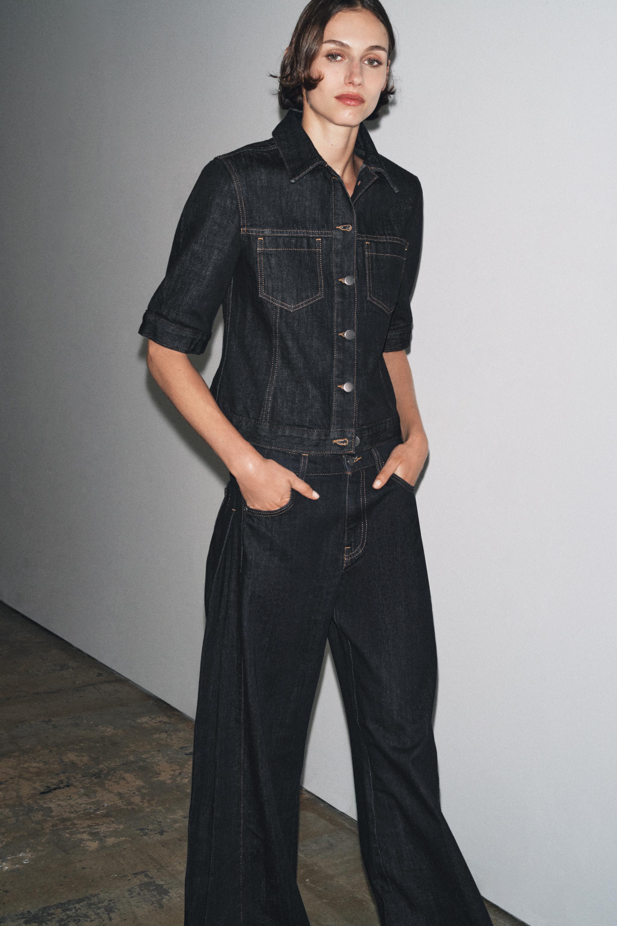 Patch Pocket Denim Jacket Zw Collection