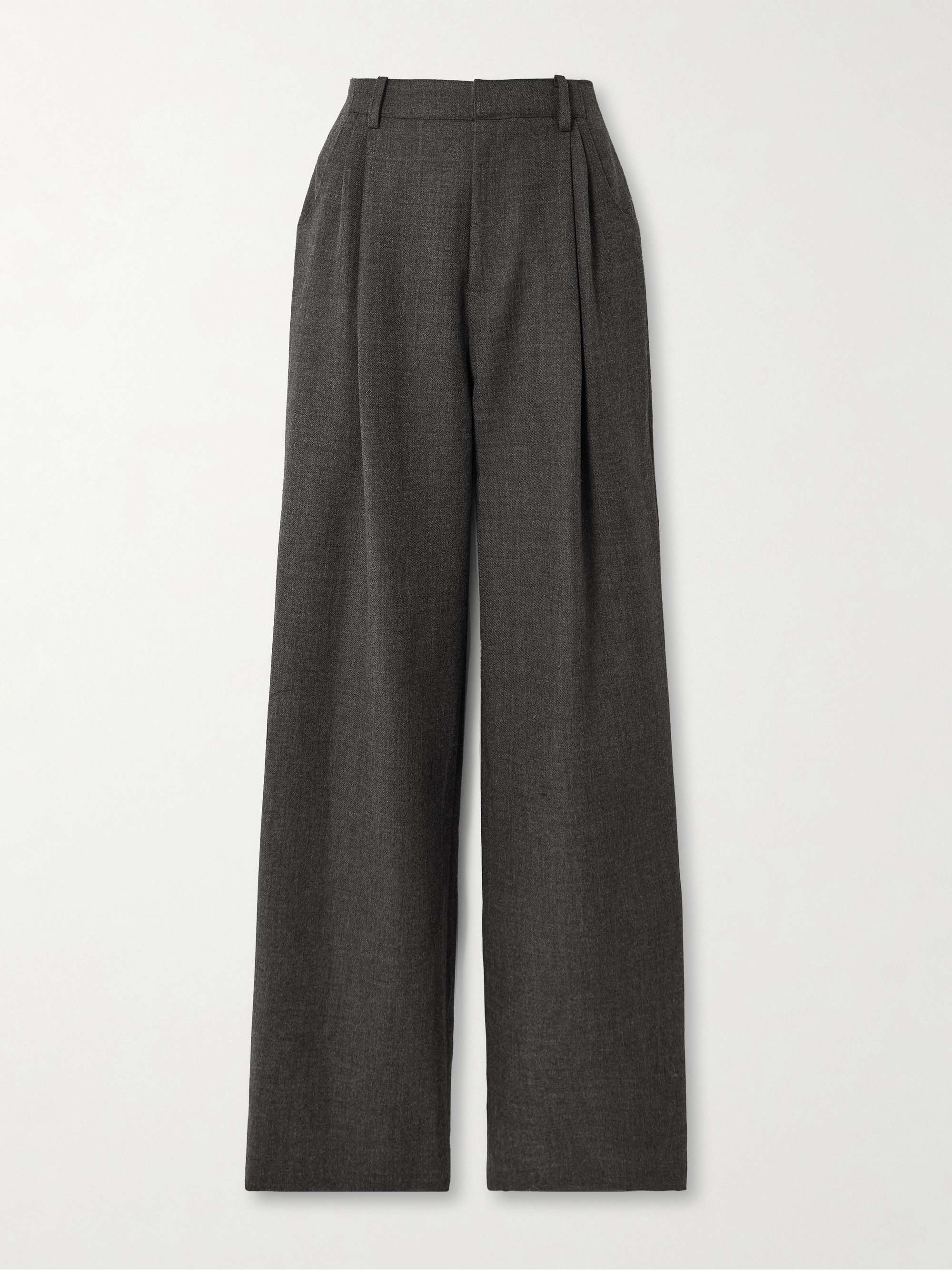 + the Vanguard Annie Pleated Wool Wide-Leg Pants